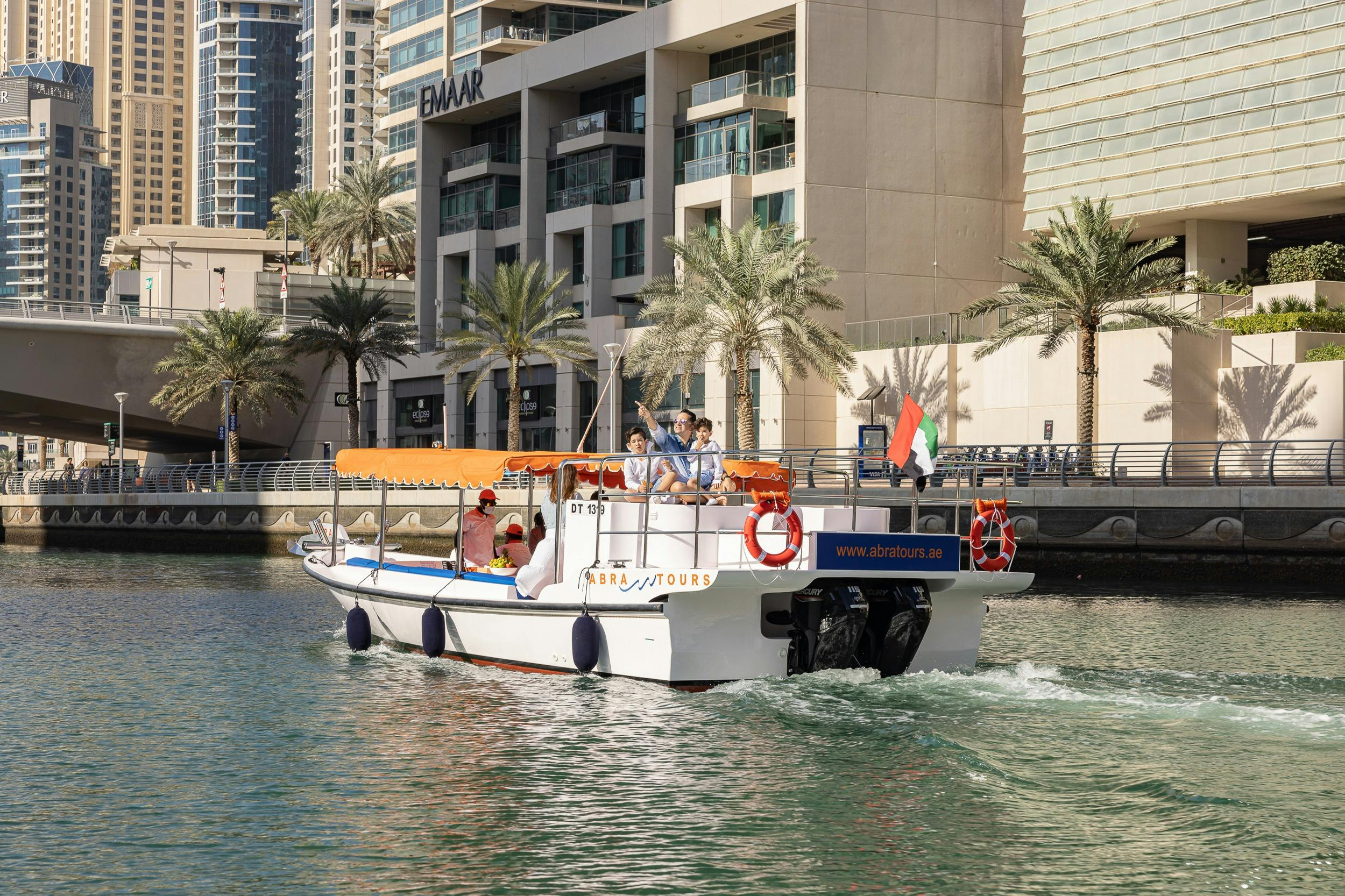 Dubai Marina: 60-Min Sightseeing Boat Tour by Abra Tours - Photo 1 of 7